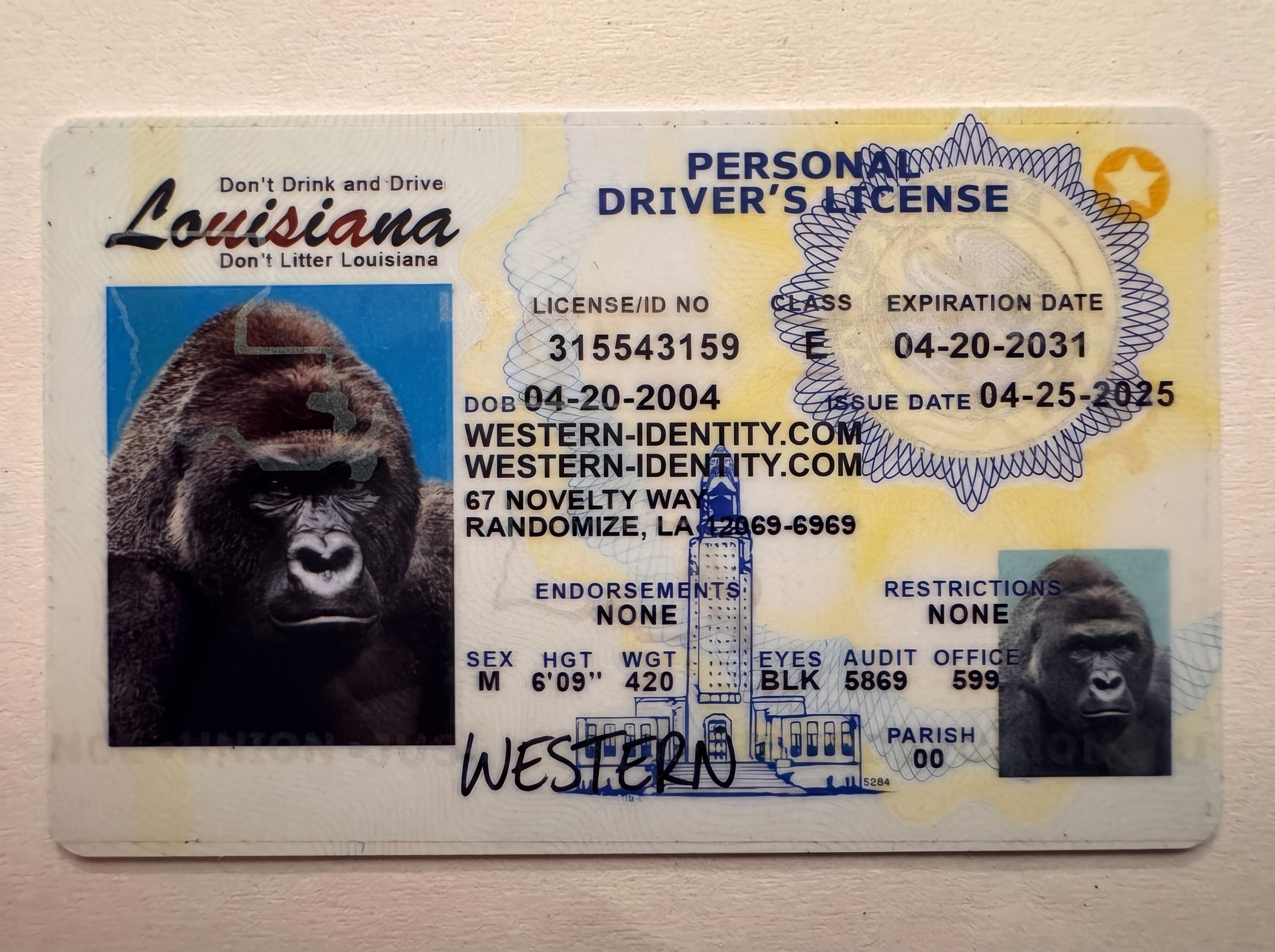 Louisiana inspection product image placeholder