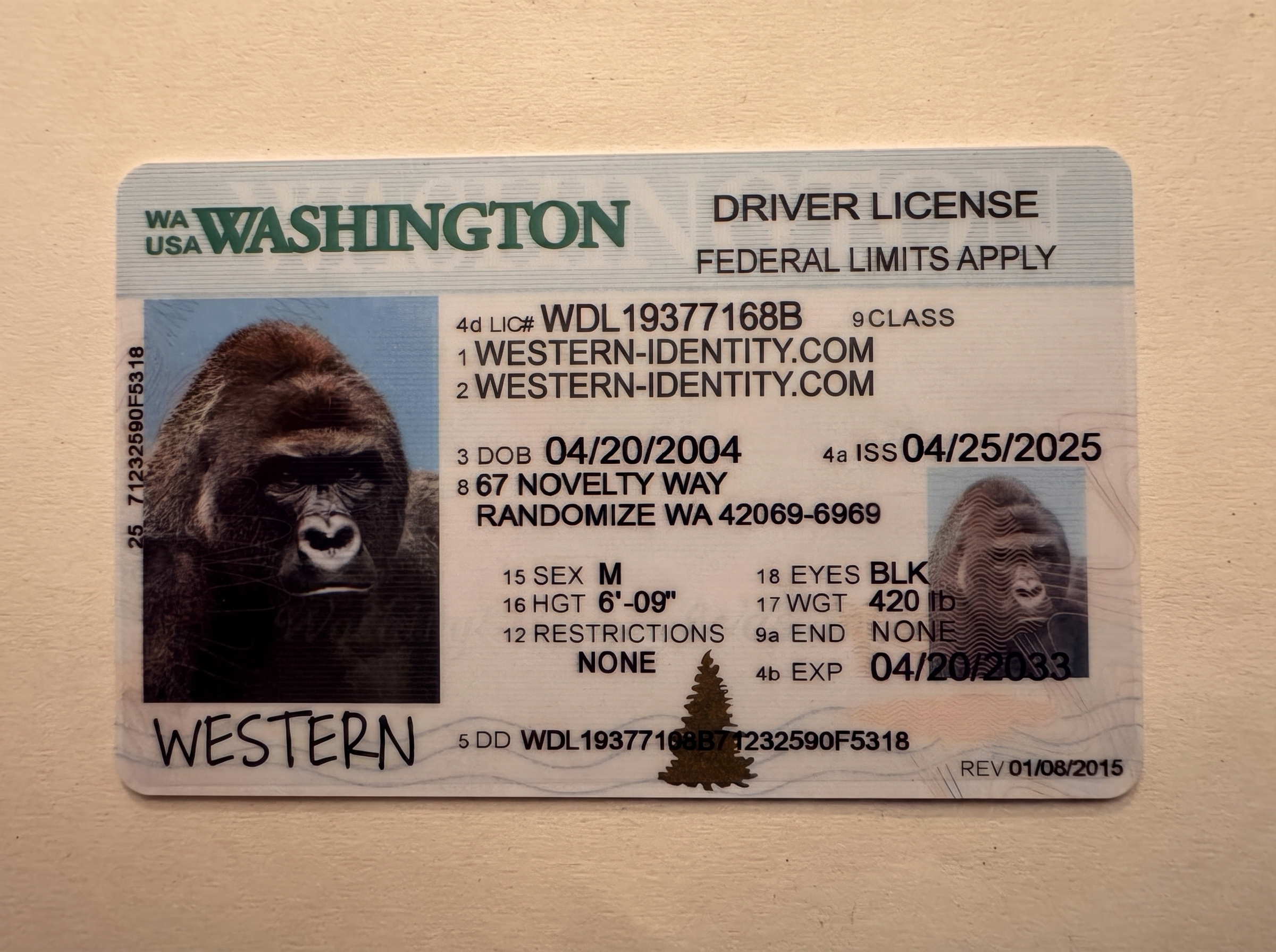 Washington product image placeholder